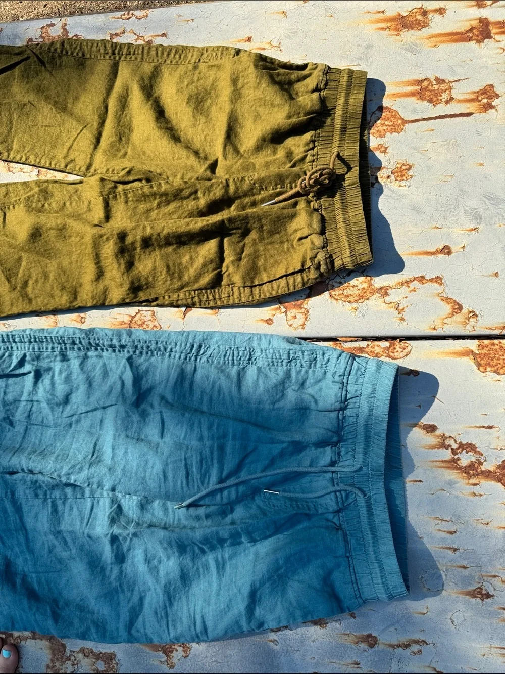 Quince 100% Linen Pants Bundle — Size Small (2 Pairs)
